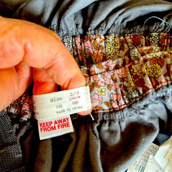 Zara Baby Collection. A skirt for a girl, size 2/3Y, 98 cm. Color dark gray. - Picture 5 of 5